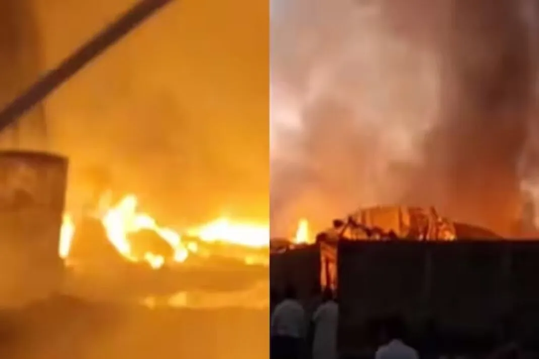 Gujarat Fire News: વલસાડના વાપી વિસ્તારમાં ભીષણ આગ લાગી, 15 થી વધુ કચરાના ગોદામો આગની લપેટમાં