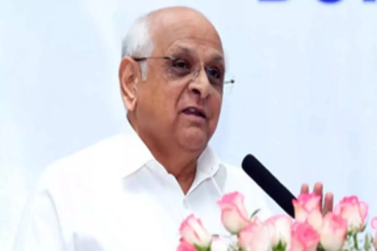 CM Bhupendra Patel school interaction