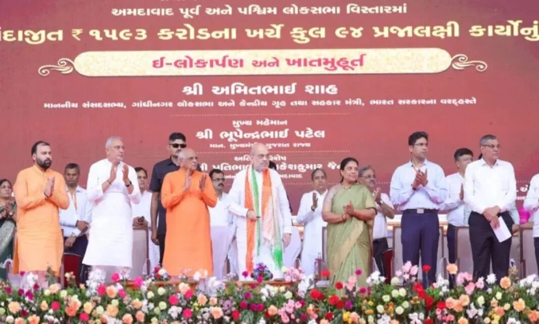 Pallav Bridge inauguration : ગુજરાતમાં રૂ. 735 કરોડના વિકાસ કાર્યોનું લોકાર્પણ અને શિલાન્યાસ: અમિત શાહે પલ્લવ પુલ જોઈને વ્યક્ત કર્યો આનંદ