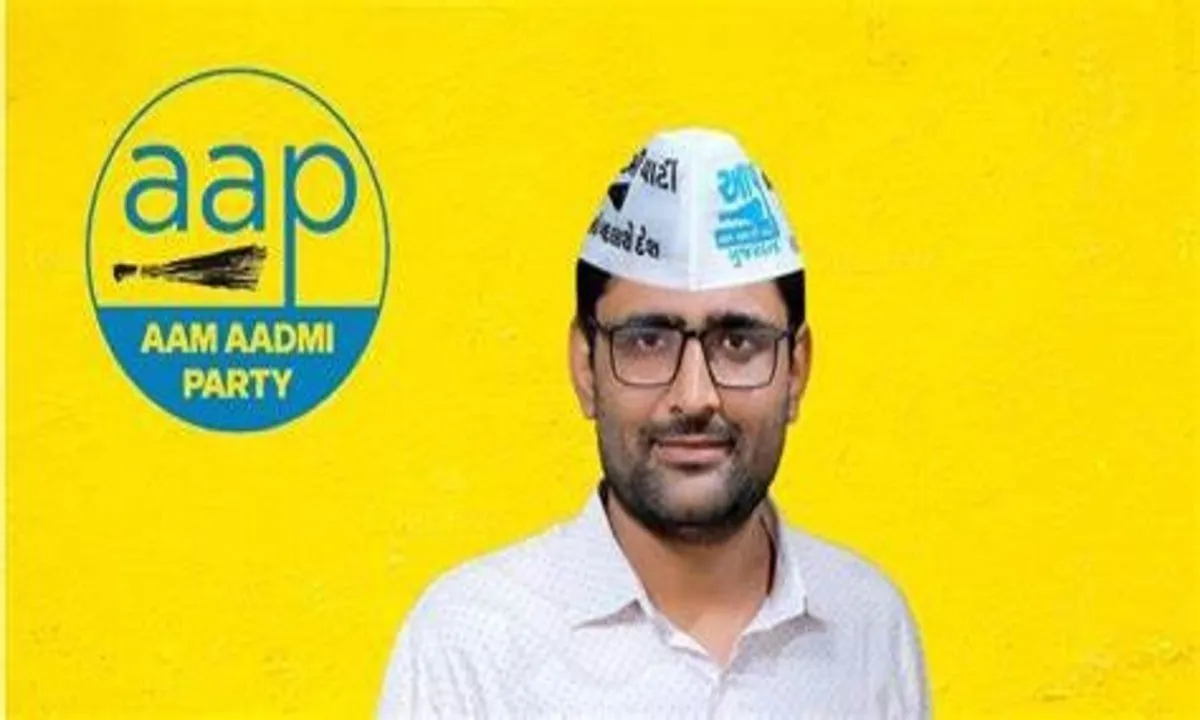 AAP candidate Visavadar election