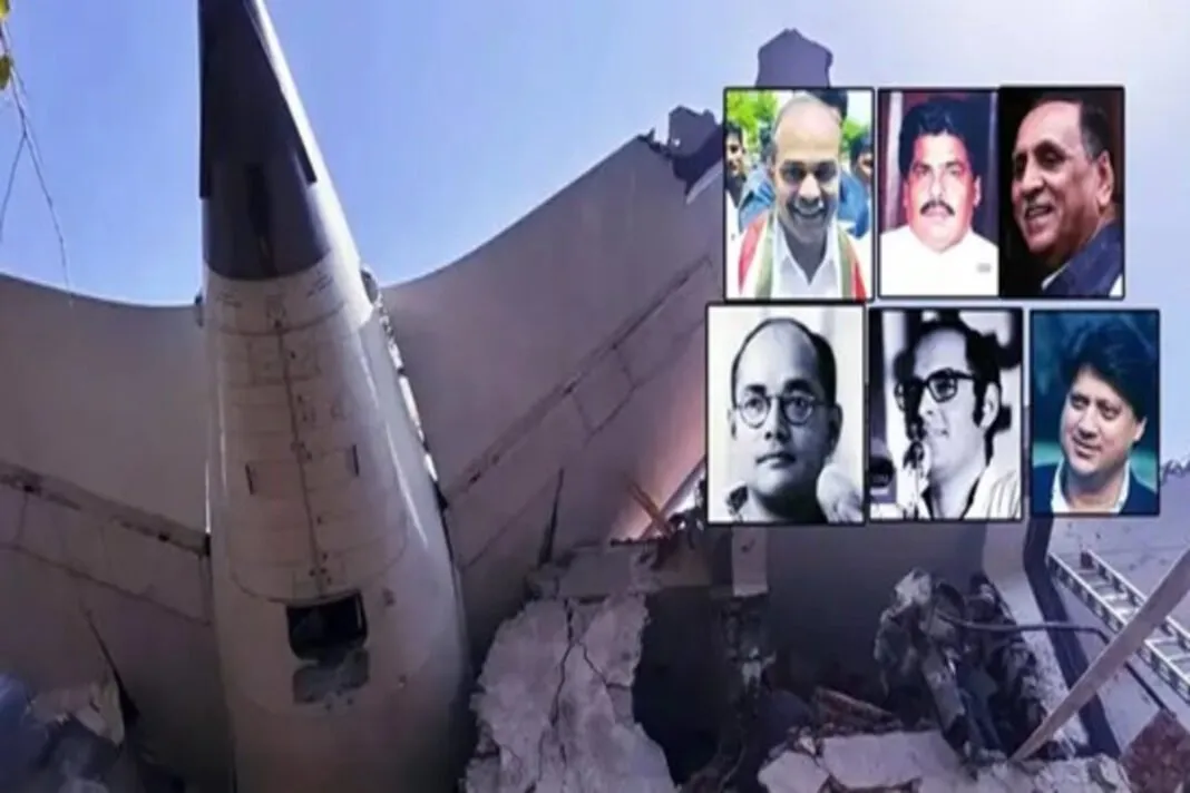 Indian politicians air crash deaths history