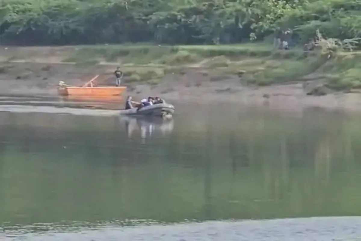 Surat police drone capture